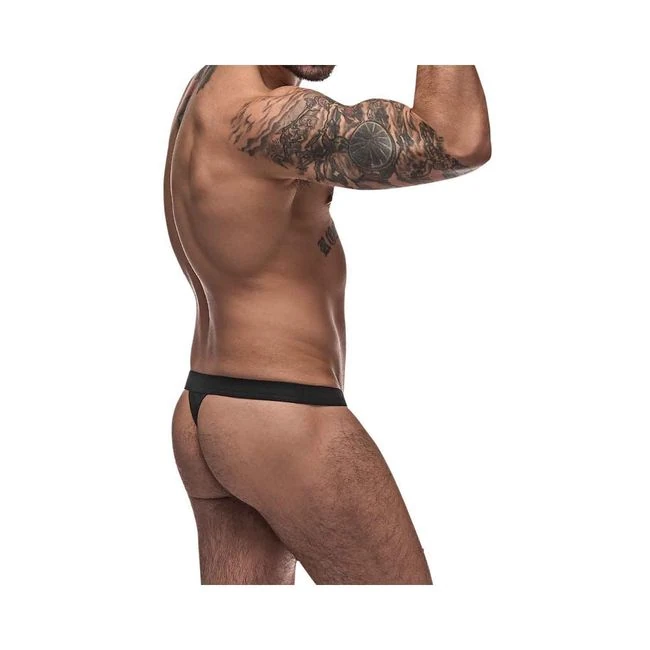 Male Power Pure Comfort Modal Bong Thong Black Lx - Fit & Sizing