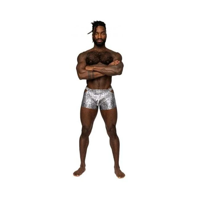 Male Power S'naked Pouch Short Silver/black - What Is the Male Power S'naked Pouch Short Silver/Black?