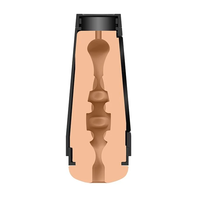 Man Squeeze Chad White Ass Ultraskyn Stroker Vanilla - Grip, Size and Control