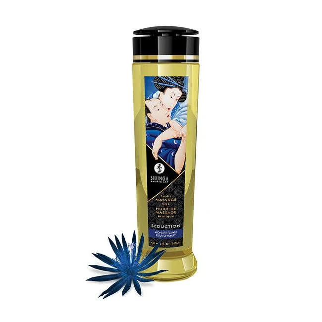 Massage Oil Seduction/ Midnight Flower 8oz - Massage Oil Seduction / Midnight Flower - 8oz