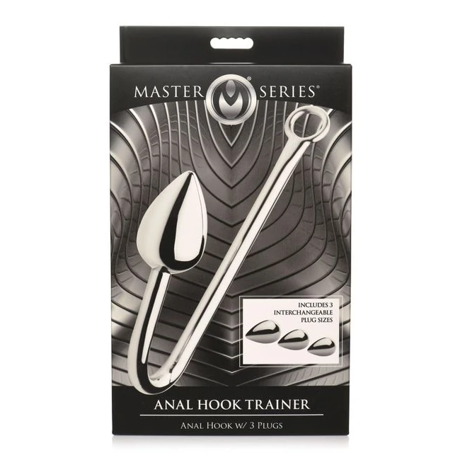 Master Series Anal Hook Trainer W/ 3 Plugs - Use & Safety