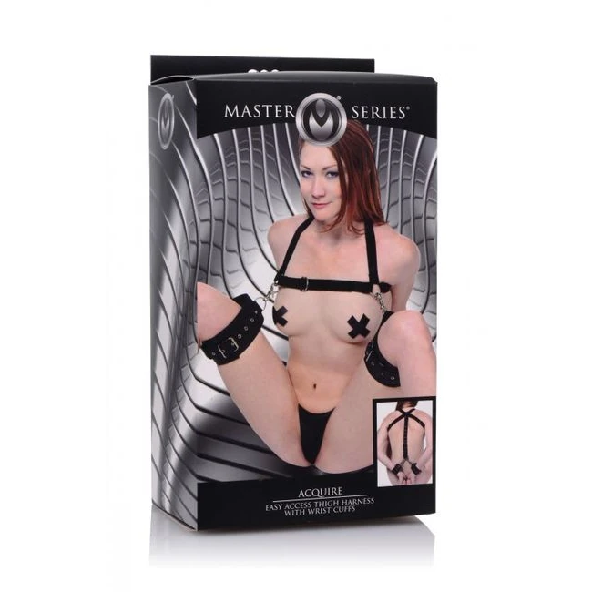 Master Series Aquire Thigh Harness & Wrist Cuffs - Comfort & Fit