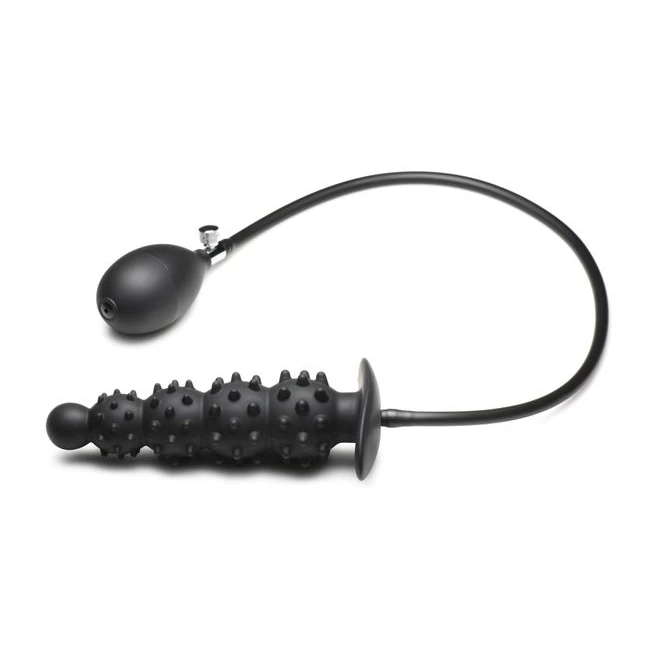 Master Series Ass Puffer Nubbed Inflatable Anal Plug - Material & Safety