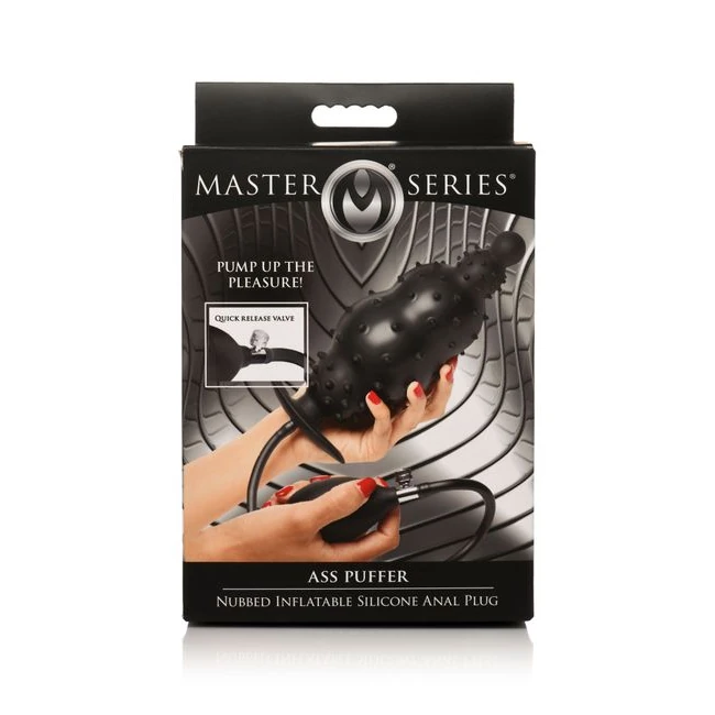 Master Series Ass Puffer Nubbed Inflatable Anal Plug - Specifications & Features