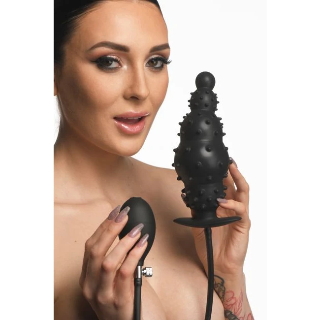Master Series Ass Puffer Nubbed Inflatable Anal Plug - Key Features