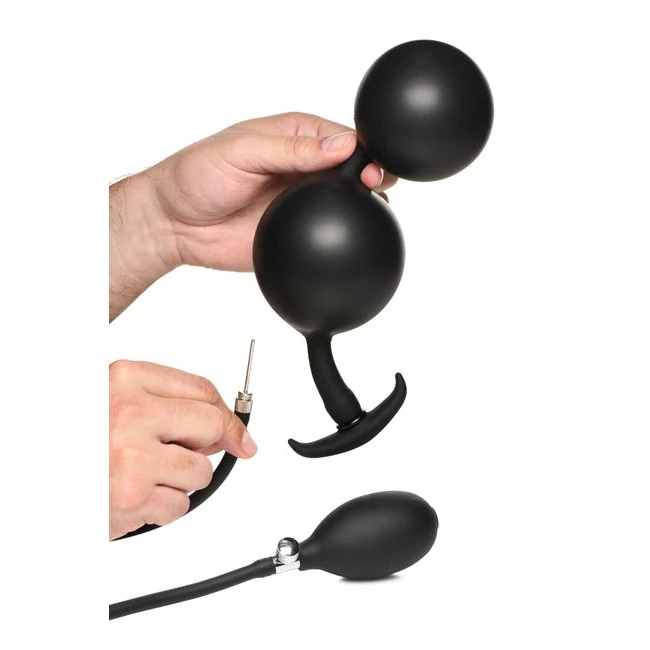 Master Series Ass Rattler Weighted Inflatable Anal Plug - Cleaning & Maintenance