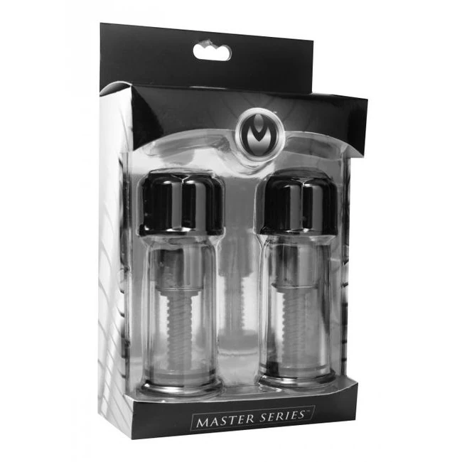 Master Series Black Maxxx Twist Nipple Suckers Black - Hardware & Fasteners