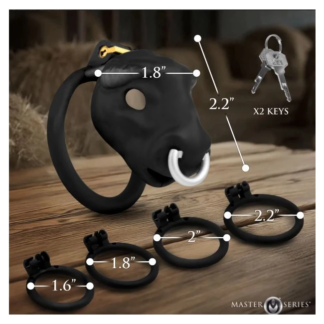 Master Series Bull Chastity Cage - Key Details