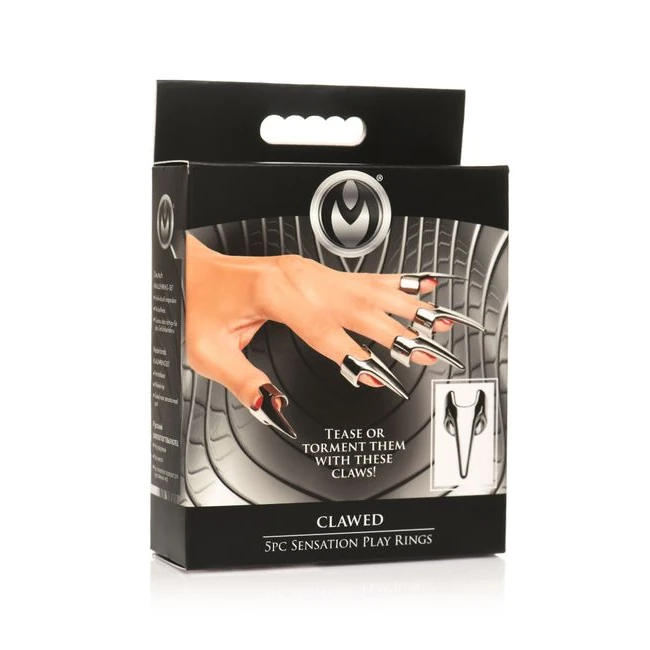 Master Series Clawed 5pc Sensation Play Rings - Comfort & Fit