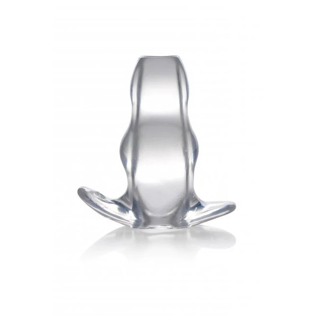 Master Series Clear View Hollow Anal Plug - Shape & Comfort