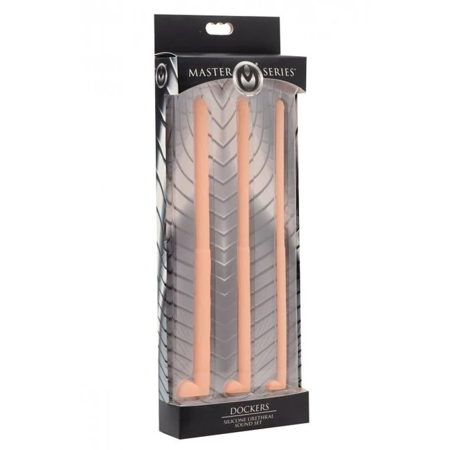 Master Series Dockers Silicone Urethral Sound Set - Comfort & Fit
