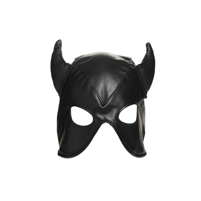 Master Series Dungeon Demon Bondage Hood W/ Horns - Comfort & Fit