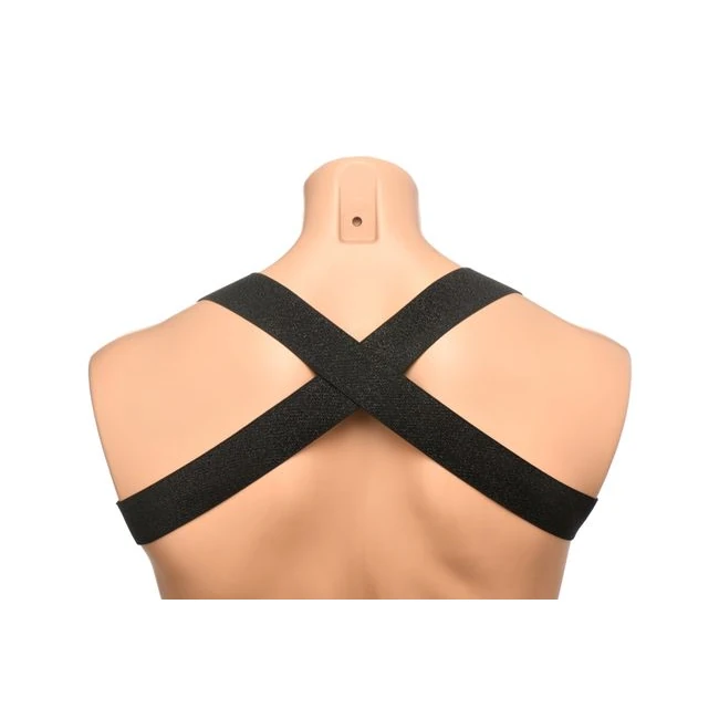 Master Series Elastic Chest Harness W/ Arm Bands - Hardware & Fasteners