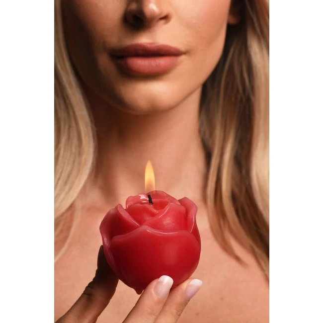 Master Series Flaming Rose Drip Candle - Materials & Specifications