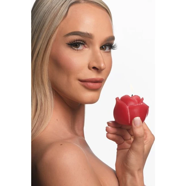 Master Series Flaming Rose Drip Candle - Usage & Safety