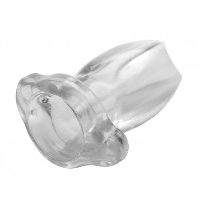 Master Series Gape Glory Clear Hollow Anal Plug - Graduated Sizing & Specifications