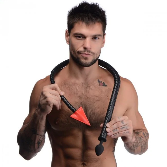 Master Series Hellbound Braided Devil Tail Anal Plug - Shape & Comfort