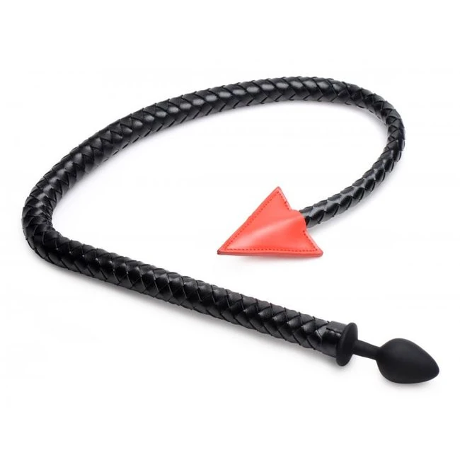 Master Series Hellbound Braided Devil Tail Anal Plug - Graduated Sizing & Features