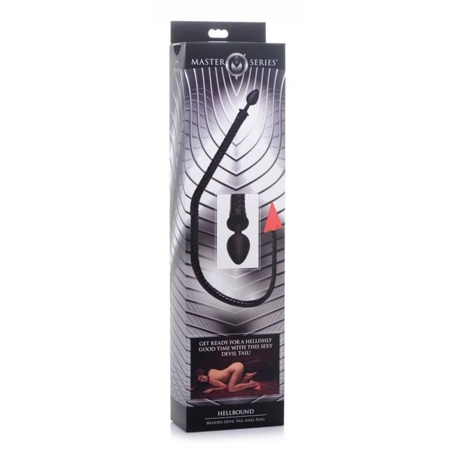 Master Series Hellbound Braided Devil Tail Anal Plug - Colors & Categories