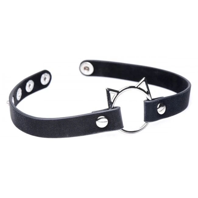 Master Series Kinky Kitty Ring Slim Choker - Comfort & Fit