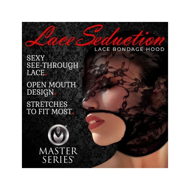 Master Series Lace Seduction Bondage Hood - Build & Quality