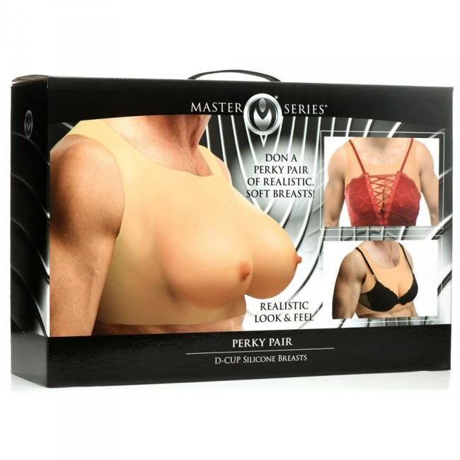 Master Series Perky Pair D-Cup Silicone Breasts - Styling Notes
