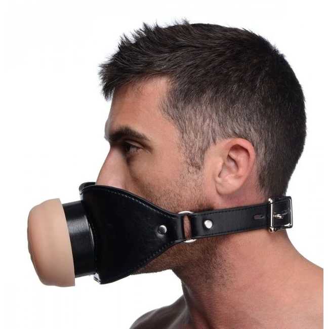 Master Series Pussy Face Oral Sex Mouth Gag - Material Feel and Construction