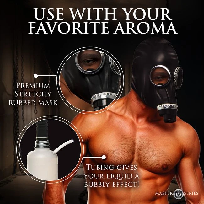 Master Series Rubber Gas Mask with Bottle - Hardware & Fasteners