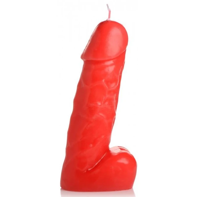 Master Series Spicy Pecker Dick Drip Candle Red - Materials & Specifications