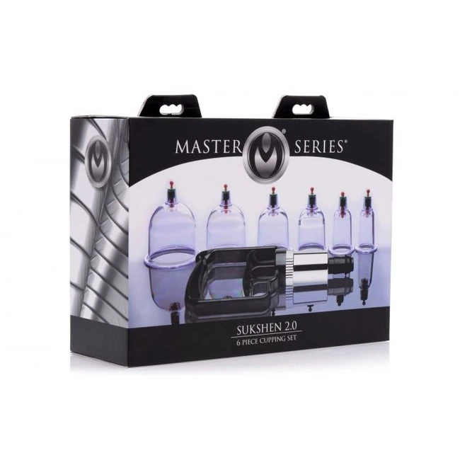 Master Series Sukshen 6 Pc Cupping Set - Comfort & Fit