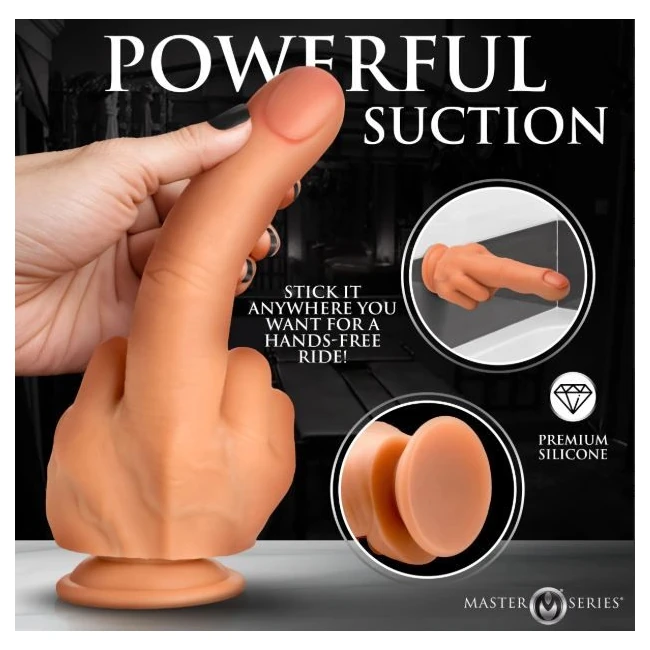 Master Series the Finger Silicone Dildo - Physical Experience