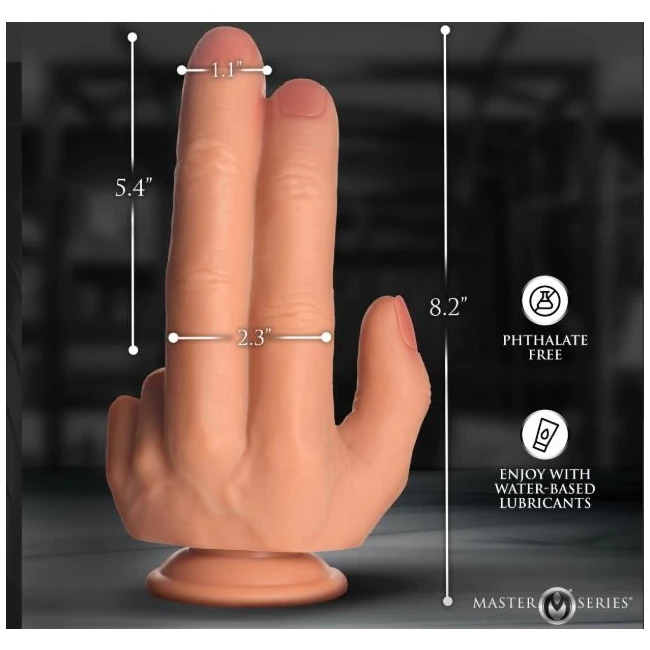 Master Series the Shocker Silicone Dildo - How It Feels