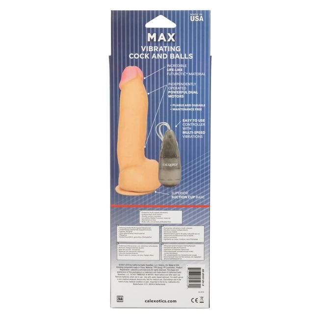 Max Vibrating Cock & Balls - Size & Fit