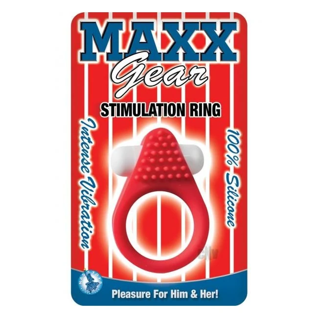 Maxx Gear Stimulation Ring Red - Overview