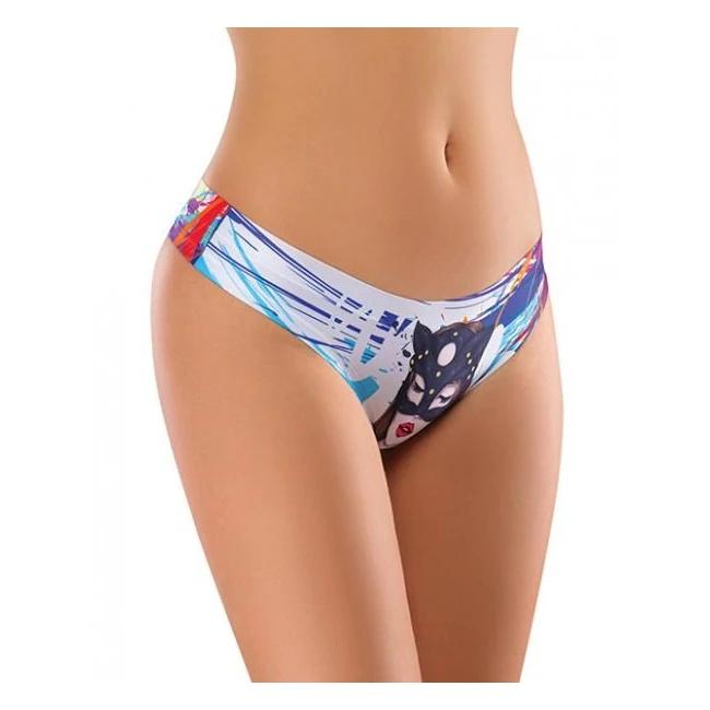 Mememe Cabal Freya Printed Thong - Fabric & Feel