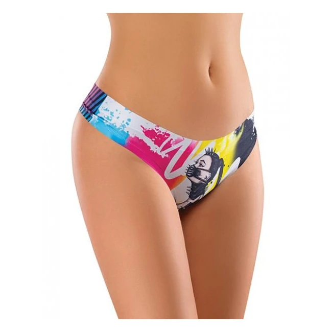 Mememe Cabal Margot Printed Thong - Fabric & Feel