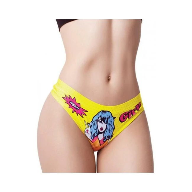 =mememe Comic Fans Printed Thong - What Is the =mememe Comic Fans Printed Thong?