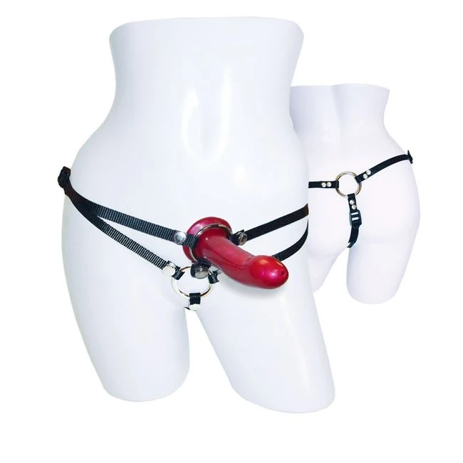 Menage a Trois Double Pen. Harness - Shape & Texture