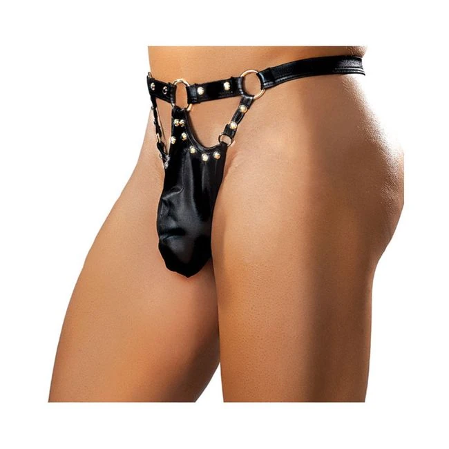 Men's Jouster Thong S/m Black Fetish Gear - Build & Quality