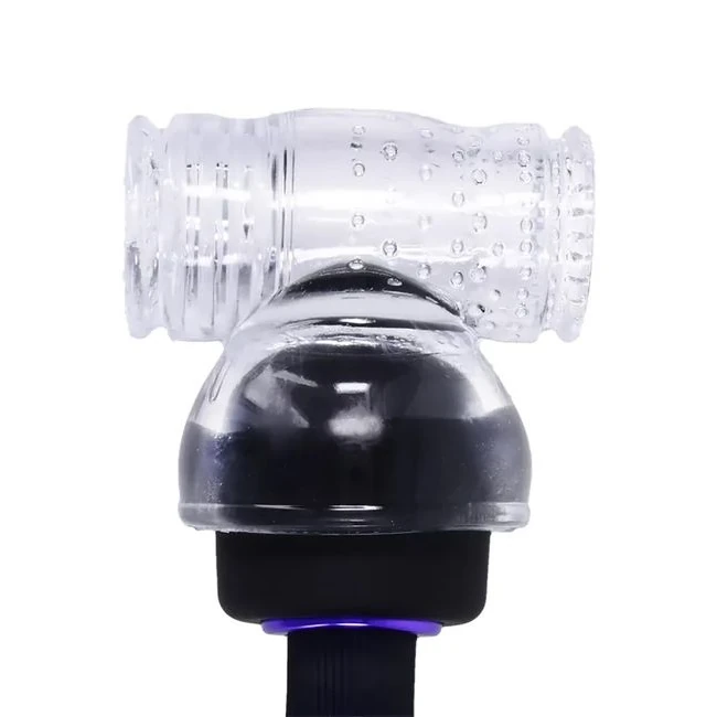 Merci Cock Stroker Wand Attachment - A Two-Ended Stroker Sleeve Built for the Merci Power Wand