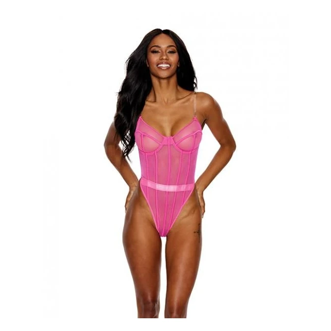 Mesh Underwire Teddy Hot Pink - What Is the Mesh Underwire Teddy Hot Pink?