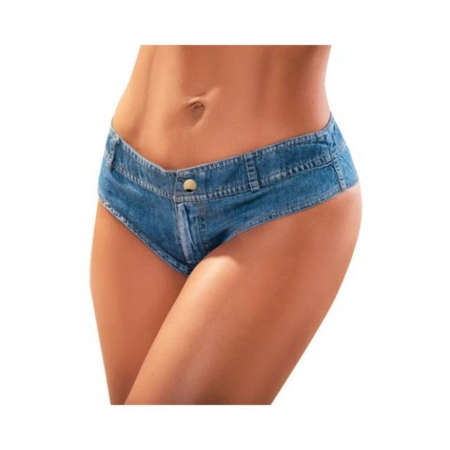 Micro Mini Solid Shorts Light Chambray - Fabric & Feel