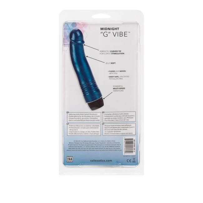 Midnight G Spot Vibrator 6in - How It Feels