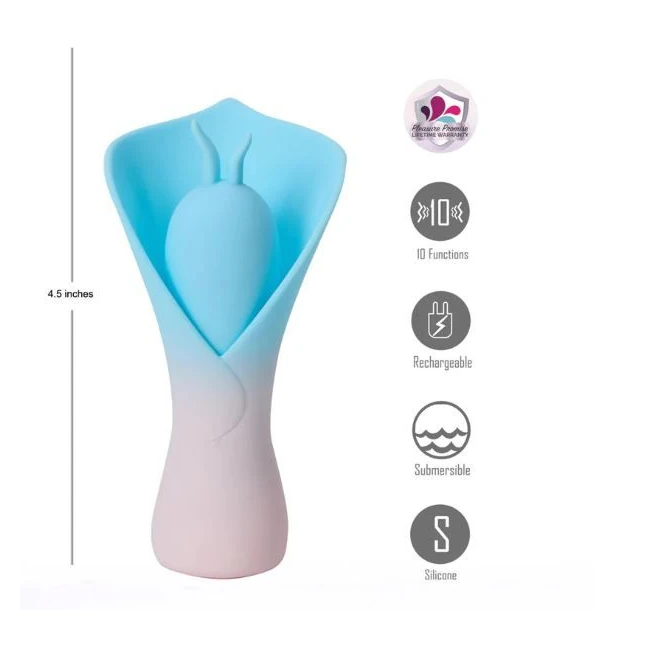 Mina Jaguar Power Mini Flower Vibe - Magnetic Charging and Full Submersion