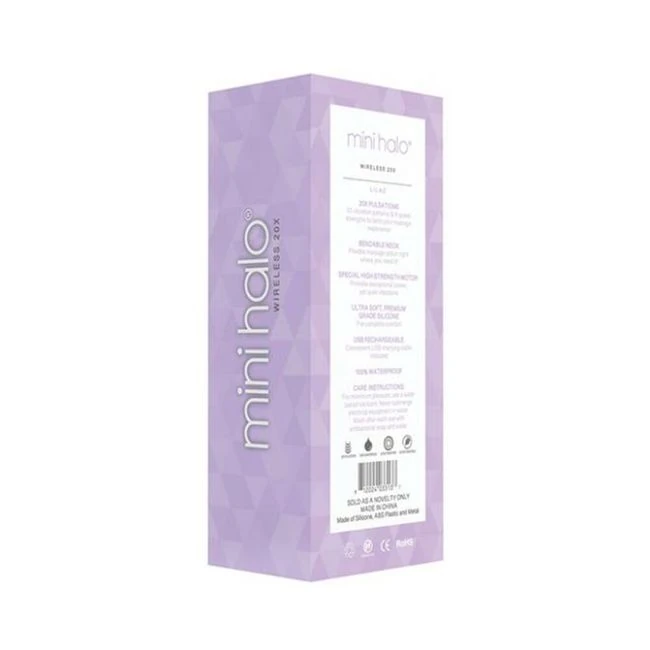 Mini Halo Wireless Wand 20x Silicone Amethyst - How It Feels