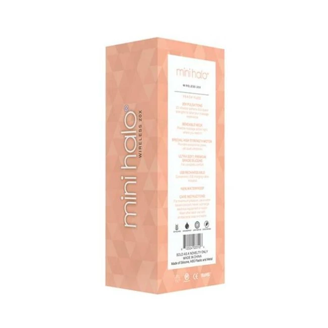 Mini Halo Wireless Wand 20x Silicone Peach Fuzz - How It Feels