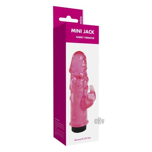 Mini Jack Pink Rabbit Vibe Minx - Vibration Modes