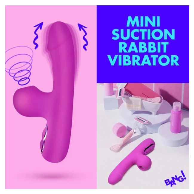 Mini Suction Rabbit Vibrator Purple - How It Feels
