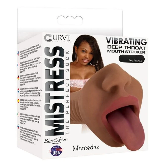 Mistress Mercedes Mouth Stroker Chocolate - Experience Intense Sensations with Mistress Mercedes Mouth Stroker