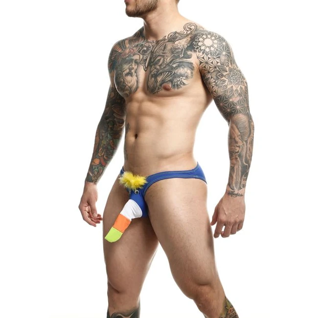 Mob Bikini Toucan Royal - Blue Base With a Black Option
